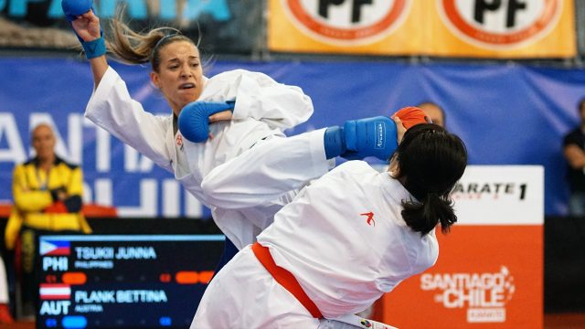 Karate Austria News | Bettina Plank mit Fieber erkrankt | Antritt beim Serie A Turnier in Santiago de Chile | früh ausgeschieden
